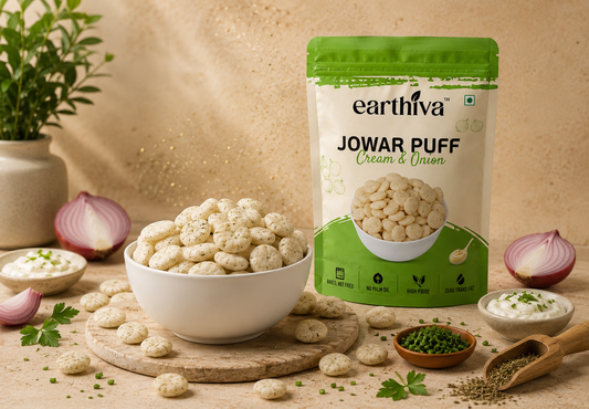 Jowar Puff - Cream & Onion - Pack of 5