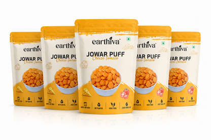Jowar Puff - Cheese Tomato - Pack of 5