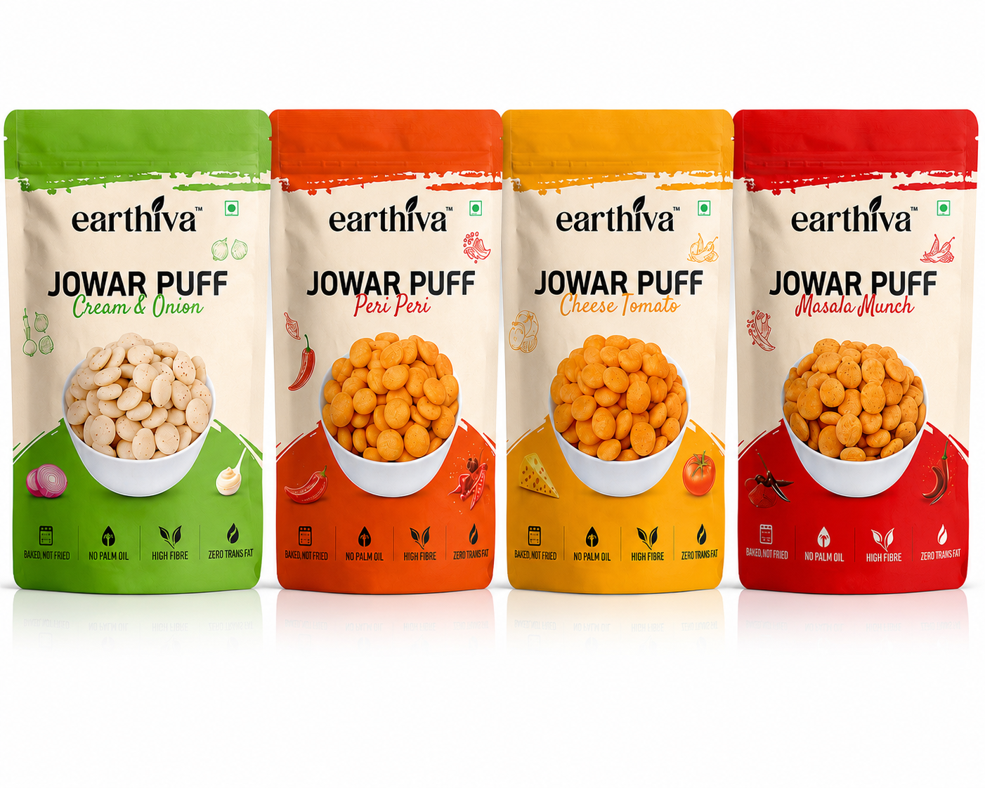 Jowar Puff Platter | Pack of 8