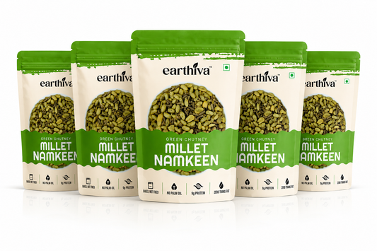 Millet Namkeen - Green Chutney - Pack of 5