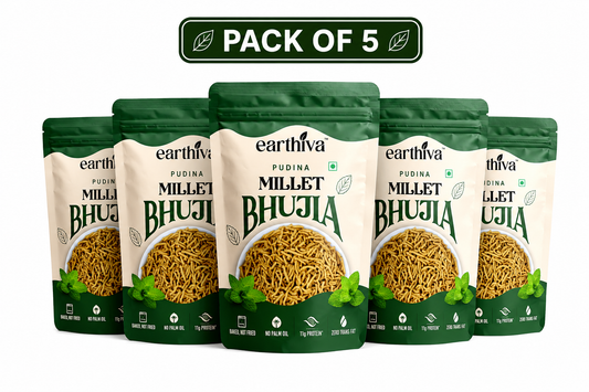 Millet Bhujia - Pudina - Pack of 5