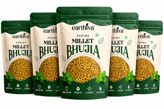 Millet Bhujia - Pudina - Pack of 5