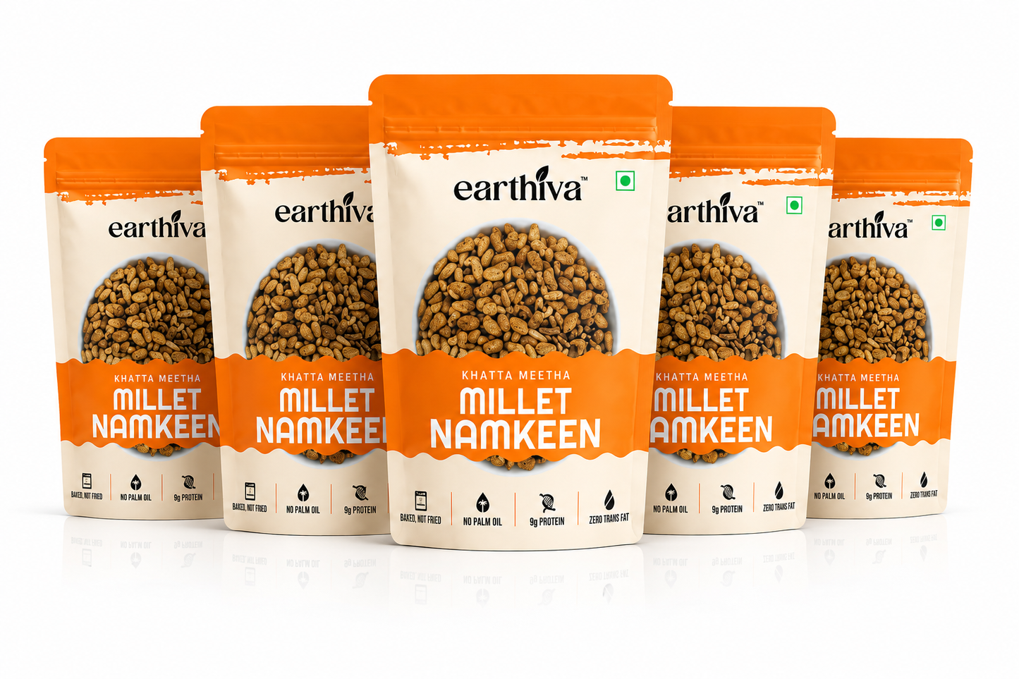 Millet Namkeen - Khatta Meetha - Pack of 5
