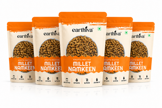 Millet Namkeen - Khatta Meetha - Pack of 5