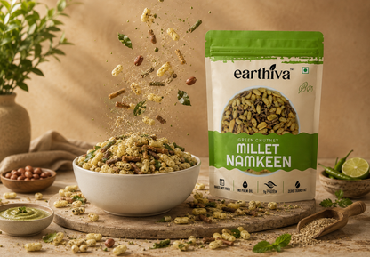Millet Namkeen - Green Chutney - Pack of 5