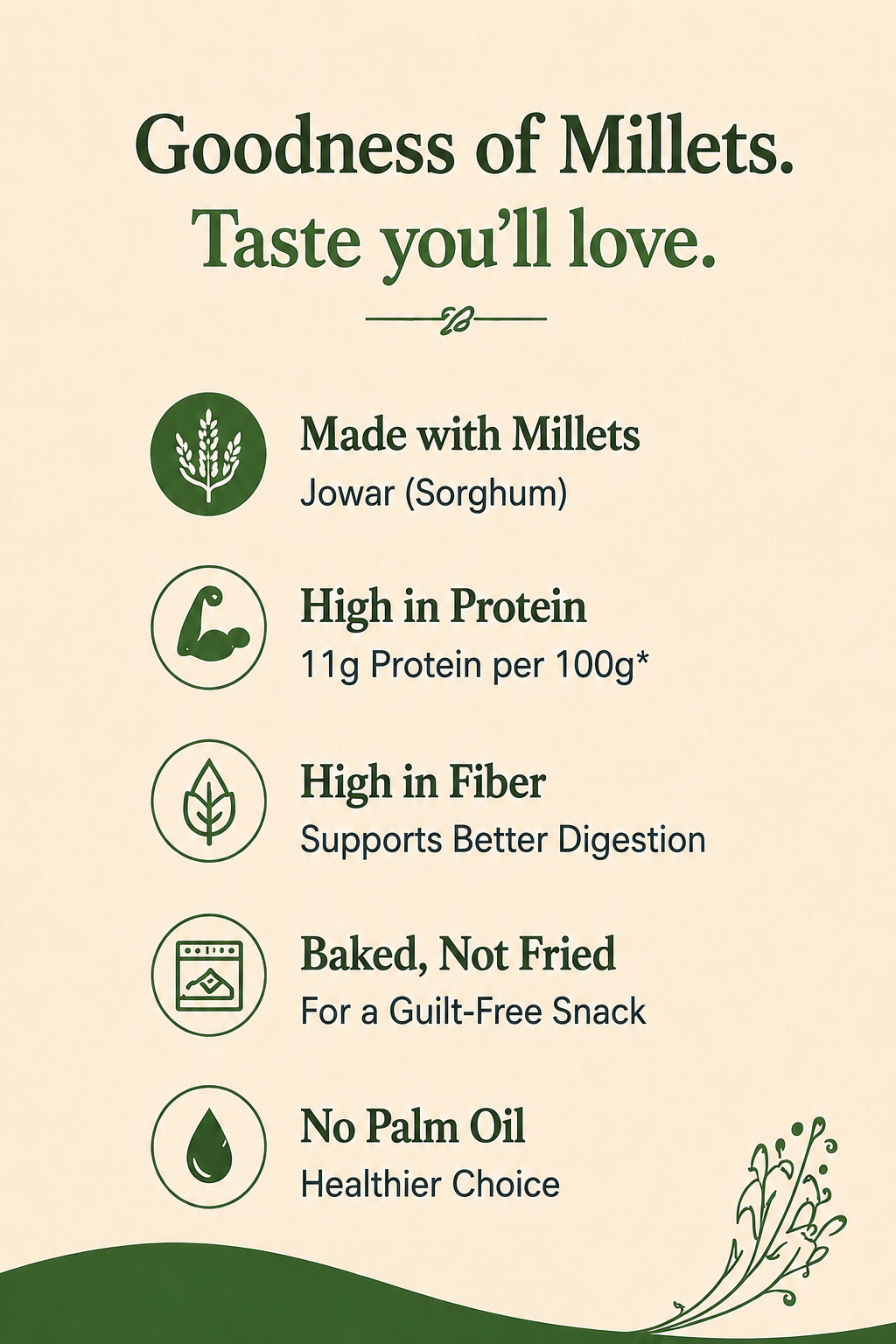 Millet Bhujia - Pudina - Pack of 5