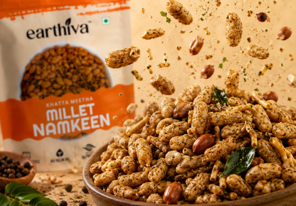 Millet Namkeen - Khatta Meetha - Pack of 5