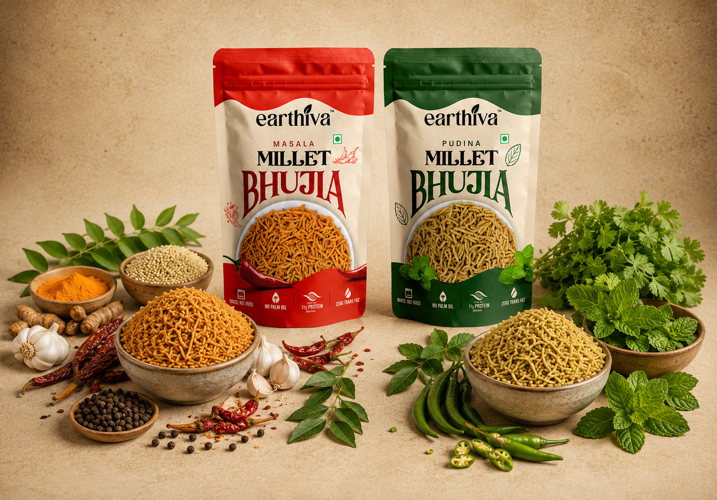 Millet Bhujia Platter — Pack of 6