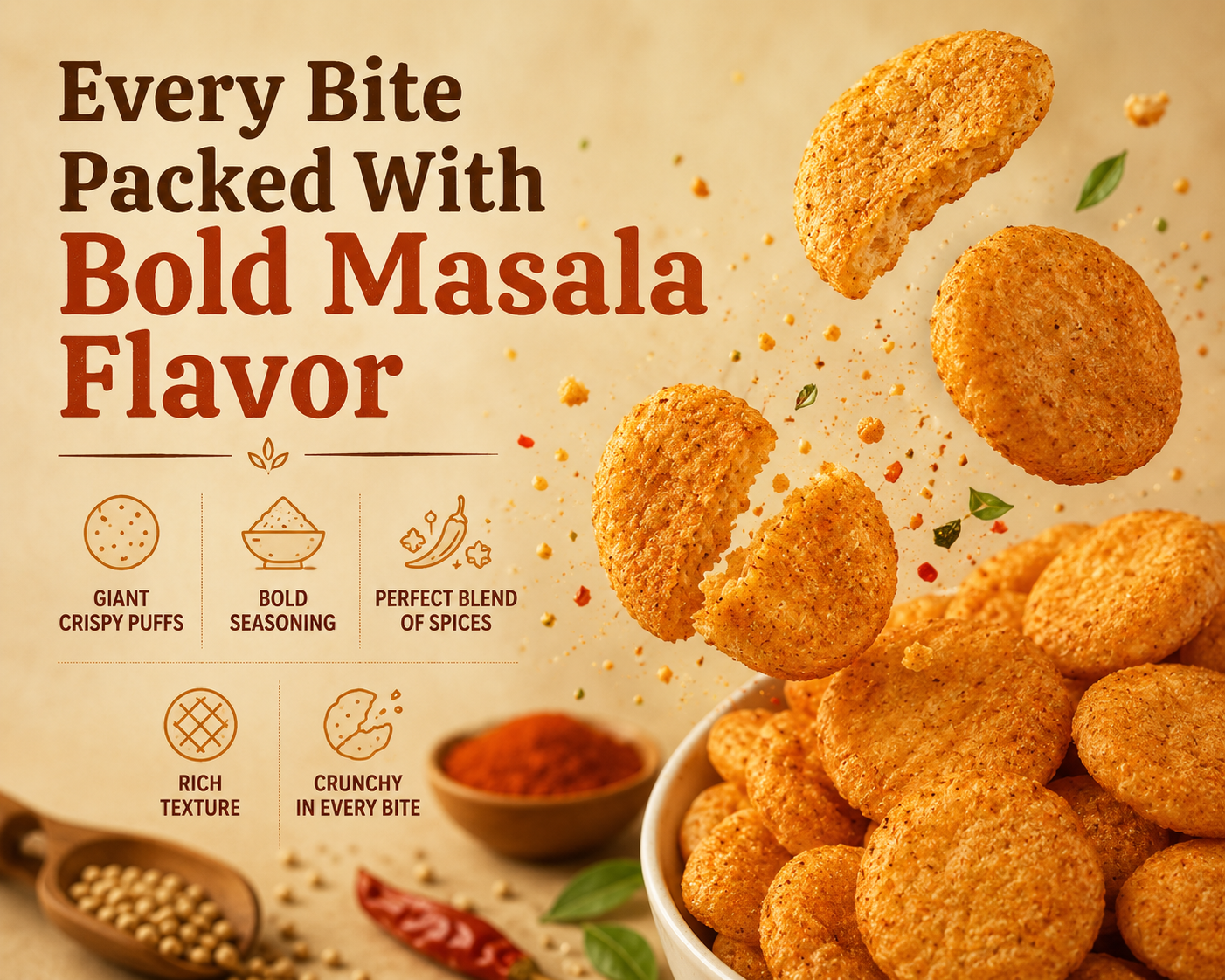 Jowar Puff - Masala Munch - Pack of 5