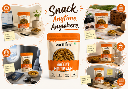 Millet Namkeen - Khatta Meetha - Pack of 5