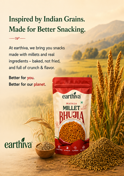 Millet Bhujia - Masala - Pack of 5