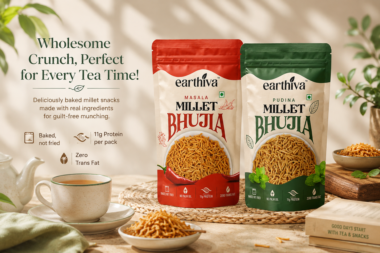 Millet Bhujia Duo Pack — Pack of 6